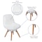 Flash Furniture Kids Shaggy Dog White Accent Chair, PK4 4-DL-DA2018-1-W-GG - alternate 6
